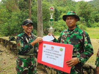 Unit Inteldim 0317/TBK Raih Juar III Lomba Menembak Perbakad