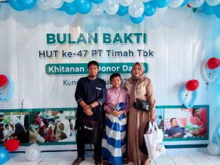 Puluhan Anak Antusias Ikuti Sunatan Massal PT Timah Tbk