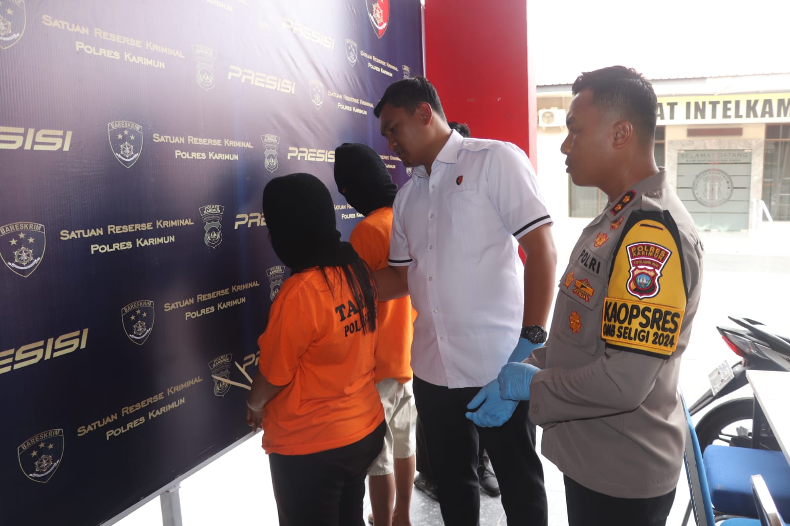 Satreskrim Polres Karimun ungkap kasus dugaan Tindak Pidana Perdagangan Orang  (TPPO) atau eksploitasi seksual terhadap Anak dibawah umur.