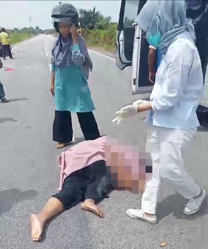 Laka Lantas Kembali Terjadi di Parit Rempak, Korban Kritis