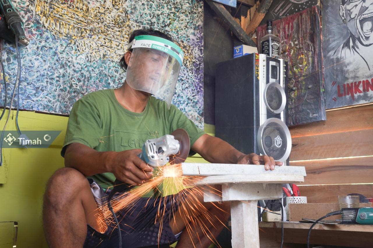Komunitas Pemuda-Pemudi Berkarya (Pepaya Creative) kini makin berkembang dan eksis setelah mendapatkan dukungan dari PT Timah.