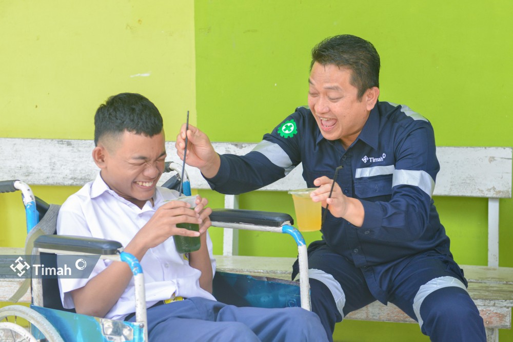 PT Timah melalui program CSR dan TJSL melibatkan para kelompok penyandang disabilitas dalam berbagai program.