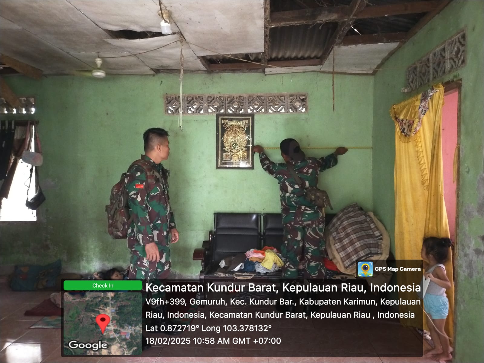 Kodim 0317/TBK akan melaksanakan pengerjaan perehaban Rumah Tidak Layak Huni (RTLH) di Kecamatan Kundur Barat.