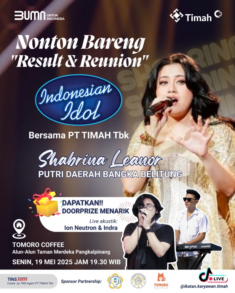PT Timah Gelar Nobar di Tiga Kabupaten/Kota di Babel