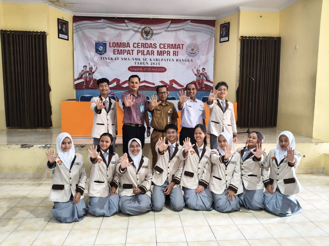 Siswa Program Pemali Boarding School PT Timah Tbk Wakili Kabupaten Bangka Lomba Cerdas Cermat Empat Pilar
