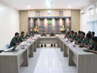 Kodim 0317/TBK Terima Kunjungan Tim Wasrik Itdam I/BB