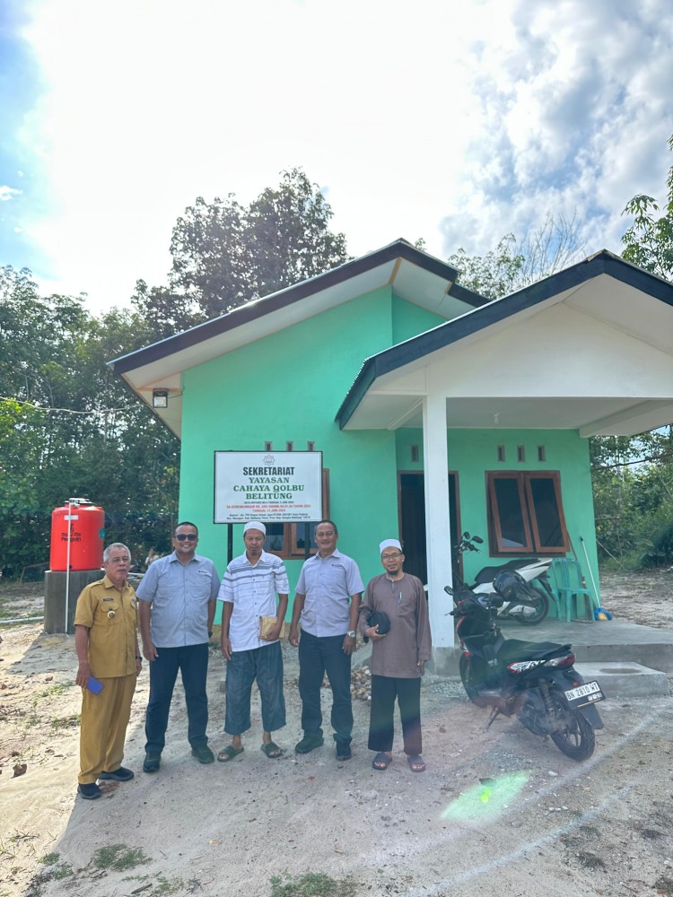 PT Timah Beri Bantuan Pembangunan Pesantren di Belitung Timur
