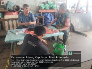 Babinsa Kelurahan Baran Barat Laksanakan Komsos Bersama Warga Binaan