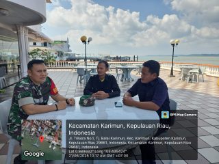Tingkatkan Kewaspadaan, Babinsa Balai Silaturahim dengan Petugas Keamanan