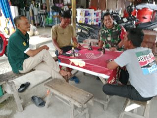 Sertu M. Rapit Jalin Komsos, Pererat Hubungan dengan Tokoh Pemuda