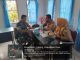 Babinsa Kelurahan Pamak Jalin Silaturahmi dengan Perangkat Kelurahan