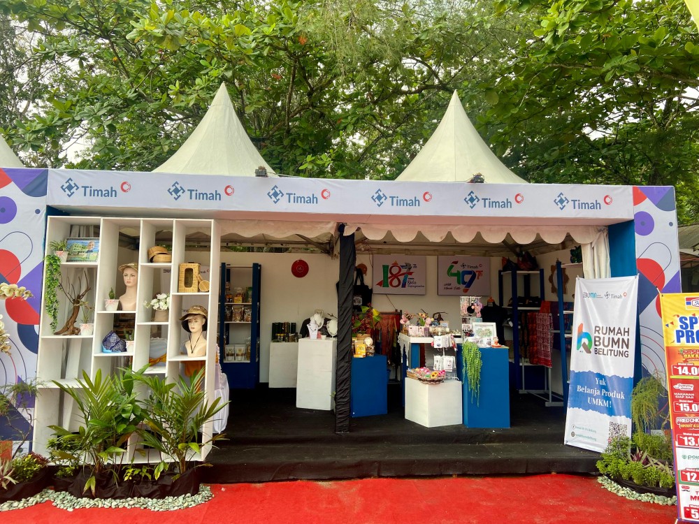 - PT Timah kembali mempromosikan produk UMKM mitra binaan dalam berbagai pameran.