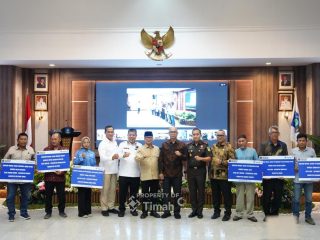 Wujudkan Kesejahteraan dan Kemandirian Desa, PT Timah Serahkan Bantuan untuk 18 BUMDes di Bangka Belitung