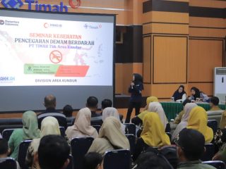 Kolaborasi Cegah Demam Berdarah di Kabupaten Karimun, PT Timah dan Puskesmas Kundur Barat Gelar Seminar Kesehatan Untuk Warga.