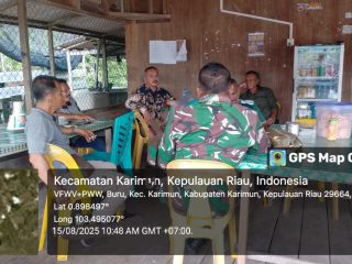 Babinsa Kelurahan Buru Ajak Warga perubahan Waspada Cuaca 