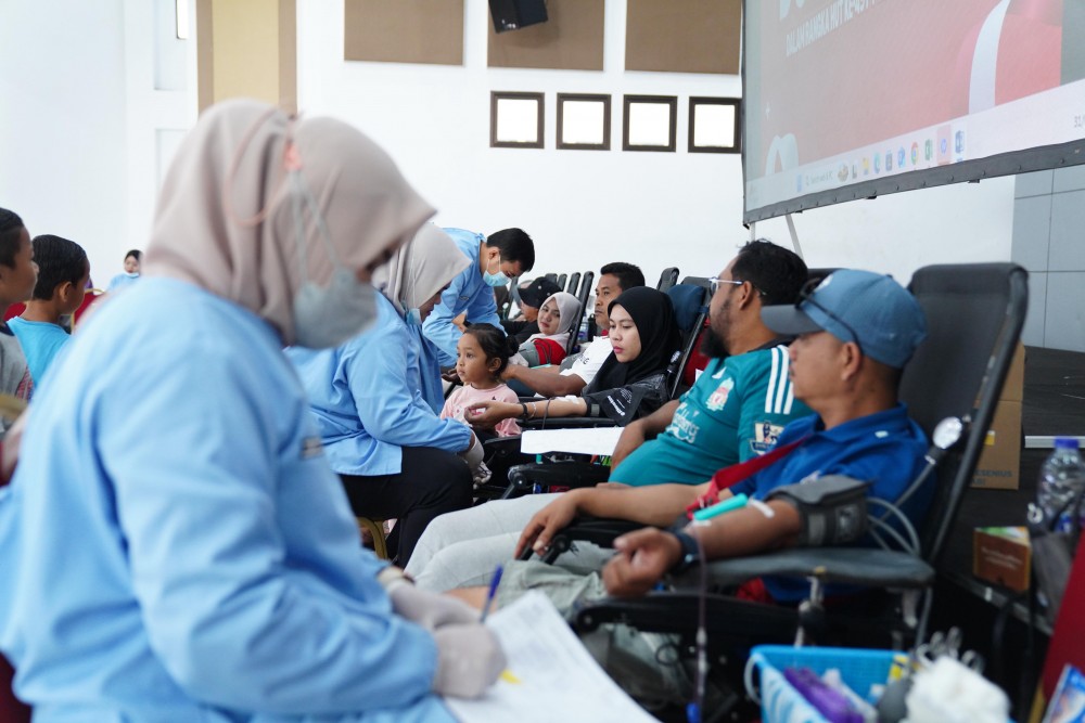 PT Timah Kumpulkan 1000 Kantong Darah di Momentum HUT ke-49 Perusahaan