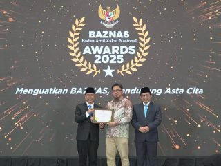 PT Timah Tbk kembali menerima penghargaan dalam ajang BAZNAS Awards 2025 dari Badan Amil Zakat Nasional (BAZNAS) RI
