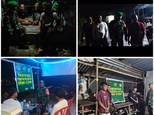 Patroli Gabungan TNI dan Komponen Pendukung Tingkatkan Sinergi dan Penguatan Binter di Wilayah Kodim 0317/TBK