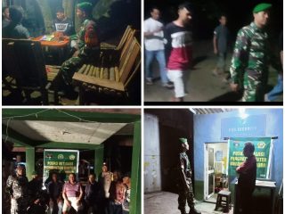 Patroli Gabungan TNI dan Komponen Pendukung Kodim 0317/TBK Wujudkan Sinergi Penguatan Binter
