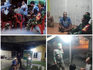 Patroli Gabungan TNI dan Komponen Pendukung Wujudkan Sinergitas dan Kamtibmas di Wilayah Kodim 0317/TBK