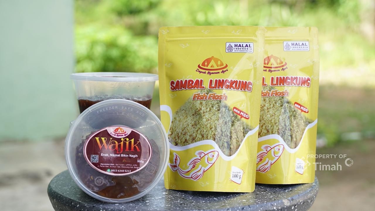 Berkat Dukungan PT Timah Tbk, Dapuk Nyamen Apri Kian Eksis Lestarikan Sambal Lingkung Kuliner Bangka Belitung