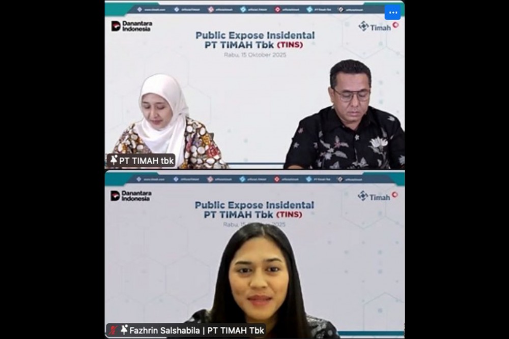 PT TIMAH Tbk (TINS) menggelar Public Expose Insidentil secara daring.