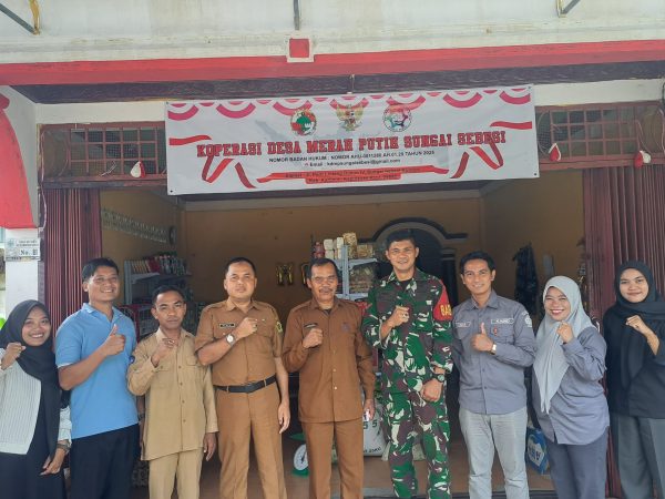 Babinsa Sungai Sebesi Dampingi Pemeriksaan Koperasi Merah Putih di Kundur