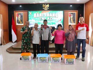 Kodim 0317/TBK Gelar Bakti Kesehatan Hari Juang TNI AD 2025, Ratusan Warga Antusias Ikut Donor Darah dan Pengobatan Gratis