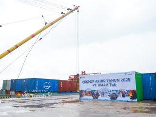 Jelang Tutup Tahun 2025, PT TIMAH Tbk Gelar Penandatangan Balok dan Ekspor Akhir Tahun
