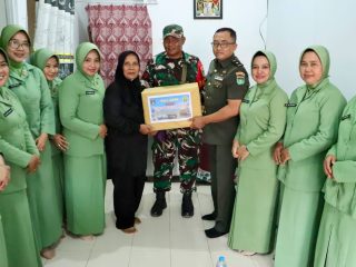 Kodim 0317/TBK Laksanakan Anjangsana dan Pemberian Tali Asih Peringati HUT Korem 033/WP ke-20