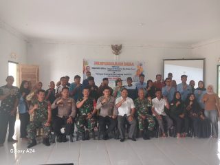 Babinsa Koramil 03/Kundur Hadiri Musdes Penetapan APBDes 2026 di Desa Lubuk