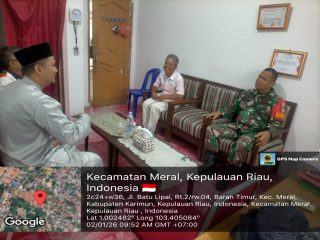 Babinsa Koramil 01/Balai Pererat Sinergi dengan Aparatur Kelurahan Baran Timur