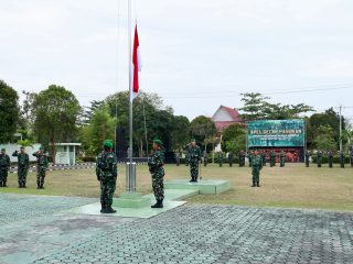 Kasdim 0317/TBK Pimpin Upacara Bendera Senin Pagi, Sampaikan Penekanan di Awal Tahun 2026