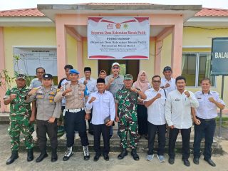 Danramil 04/Tebing Pimpin Rapat Koordinasi KDKMP di Kecamatan Meral