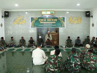 Kodim 0317/TBK Memperingati Isra Mi'raj Nabi Muhammad SAW 1447 H / 2026 M