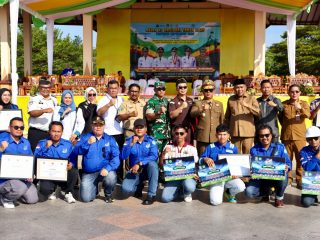 Kasdim 0317/TBK Hadiri Apel Bersama Peringatan Bulan K3 Nasional Ke 56