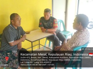 KOPTU DERI ARIANTO LAKSANAKAN KOMSOS DENGAN MASYARAKAT BINAAN