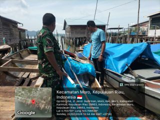 SERTU GUSLIM LAKSANAKAN KOMSOS DENGAN NELAYAN