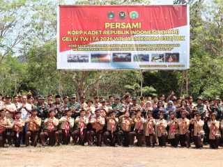 Kasdim 0317/TBK Resmi Menutup KKRI Gelombang IV TA 2026 di Lapangan Kipan B Yonif 136/TS