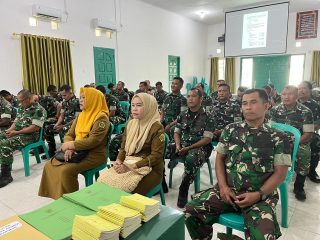 KODIM 0317/TBK GELAR RAPAT ANGGOTA TAHUNAN (RAT) KOPERASI JASA PRIMER KARTIKA KARIMUN