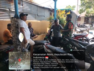 SERTU GUSLIM JALIN SILATURAHMI DENGAN MASYARAKAT BINAAN