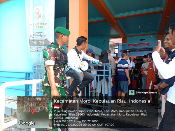 PRAKA IRVAN PANTAU ARUS MUDIK DI PELABUHAN SRI MANDAH