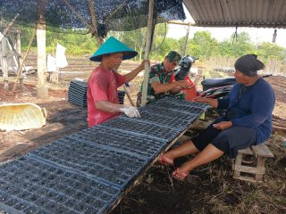 KOPDA F. SIHOMBING DUKUNG PETANI DESA TEBIAS