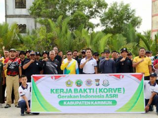 KODIM 0317/TBK BERPARTISIPASI DALAM KERJA BAKTI GERAKAN INDONESIA ASRI