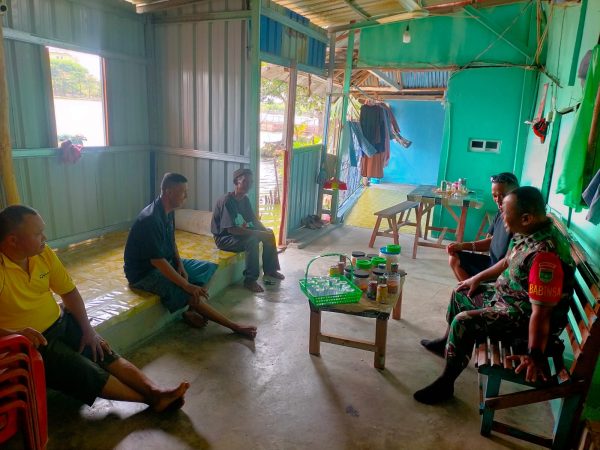 BABINSA BARAN TIMUR PERKUAT SINERGI LEWAT SILATURAHMI DENGAN WARGA BINAAN