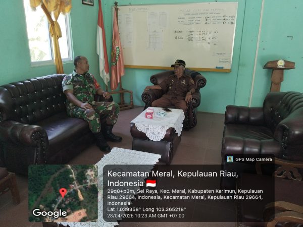 Babinsa Parit Benut Perkuat Silaturahmi dengan Veteran, Tekankan Kepedulian Kesehatan