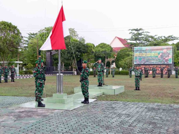 Kasdim 0317/TBK Pimpin Upacara, Disiplin Prajurit Ditekankan