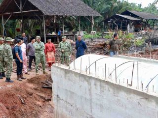 Danrem 033/WP Pastikan Pembangunan Lima Jembatan Garuda/Jembatan Armco, Berjalan Cepat