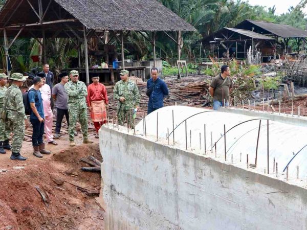 Danrem 033/WP Pastikan Pembangunan Lima Jembatan Garuda/Jembatan Armco, Berjalan Cepat