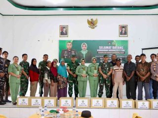 Kunker ke Moro, Dandim 0317/TBK Perkuat Soliditas dan Kepedulian Sosial